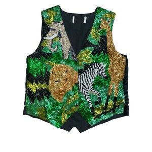 Safari Sequin Vest
